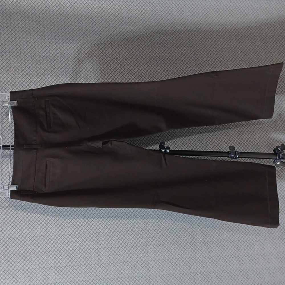 Express Editor Size 6r Dark Brown Slacks Pants - image 2